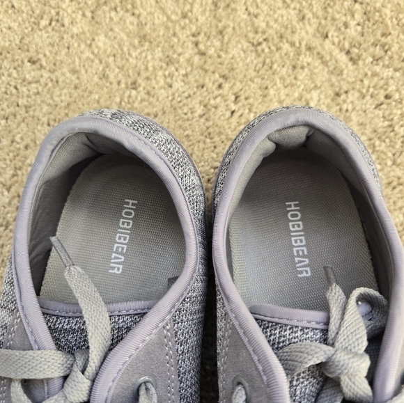 Hobibear gray wide toe knit comfort sneaker shoes EU size 46 - Picture 7 of 10